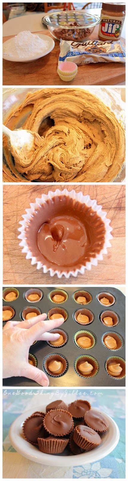 Homemade “Reese’s” Peanut Butter Cups