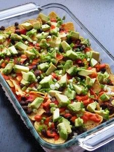 Loaded Black Bean Nachos