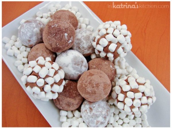 2-Ingredient Hot Chocolate Truffles