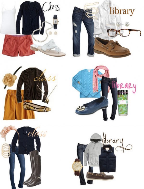 Stylish College Class Outfits