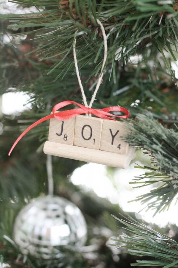 Scrabble Ornaments