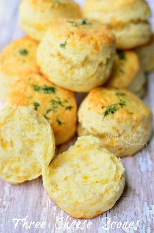 Three Cheese Scones