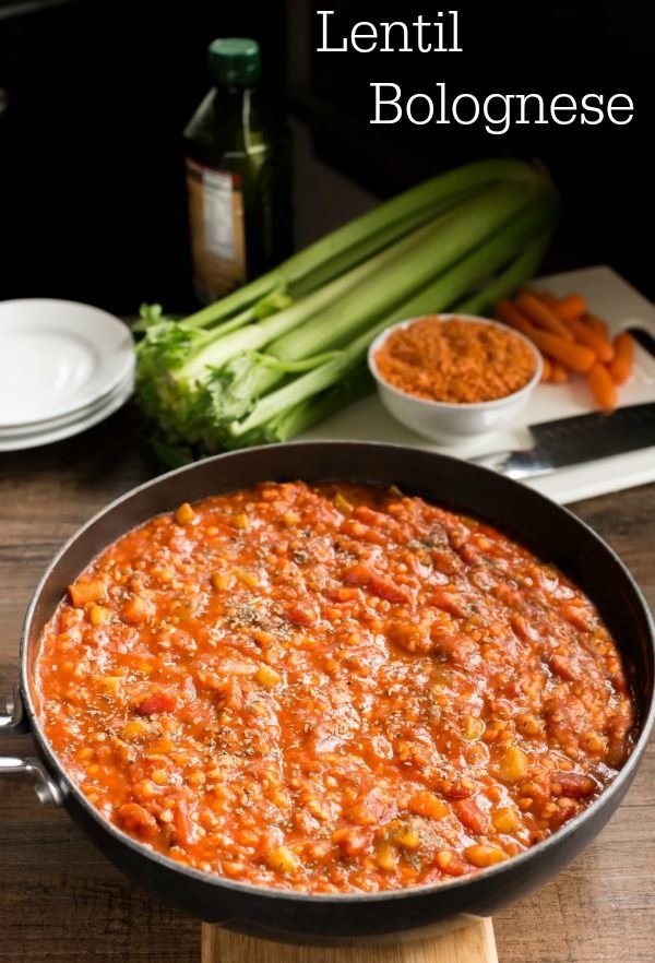 Lentil Bolognese