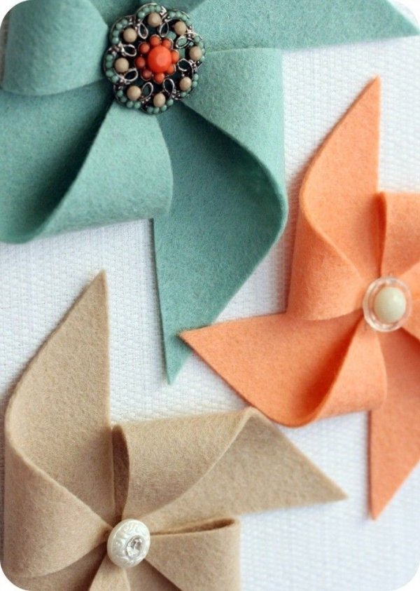 Felt Pinwheels