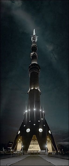 The Ostankino Tower, Moscow, Russia