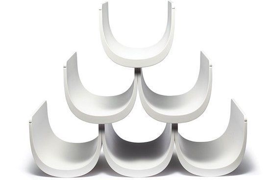 Noe Modular Bottle Holder, White