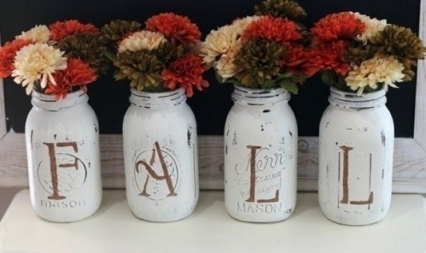 Fall Mason Jars