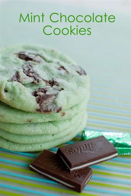 Mint Chocolate Cookies