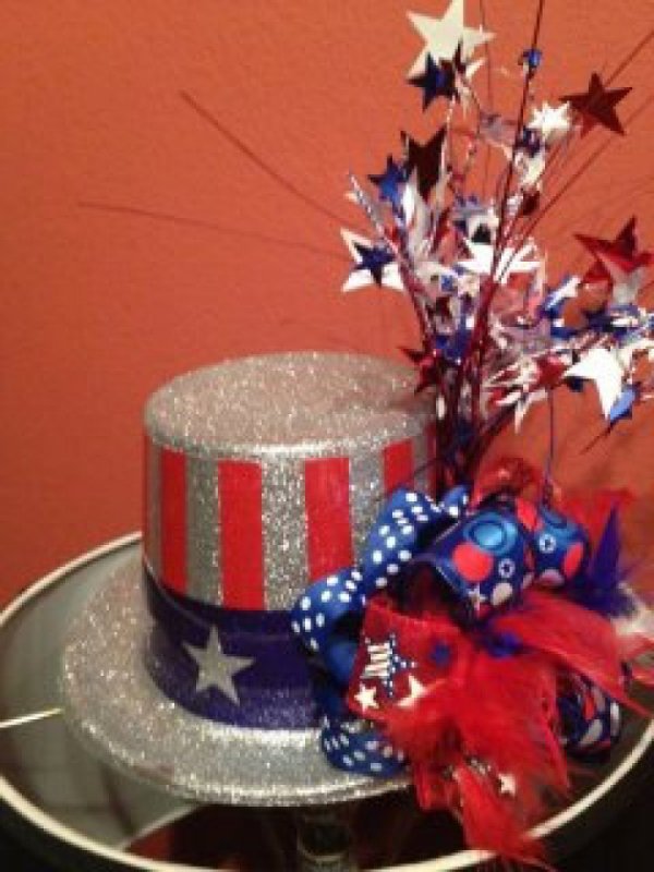 Patriotic Crafts Turned into Decor