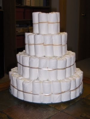 Instructions for Building a Diaper Cake