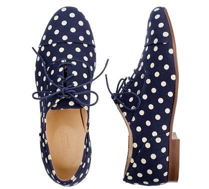 Polka Dot Oxford Shoes