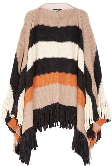 Sonia Rykiel Striped Poncho