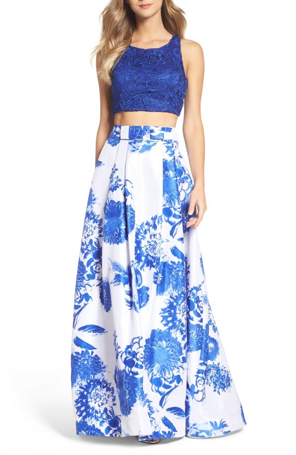 33 Stunning Two-Piece Prom Dresses You ...