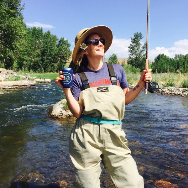 Drew Barrymore Proves Fishing is Fitness