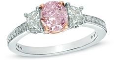 Pink Diamond Ring