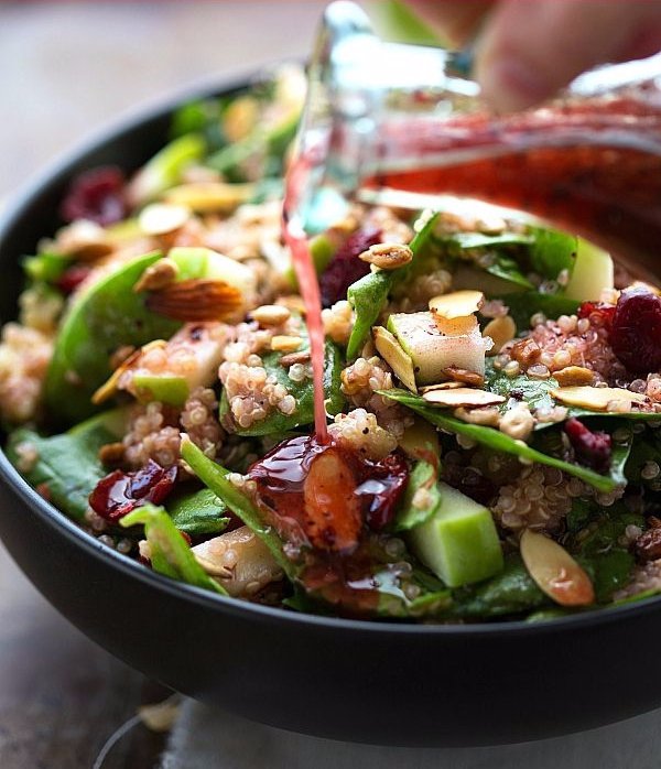 Almond Apple Quinoa Salad