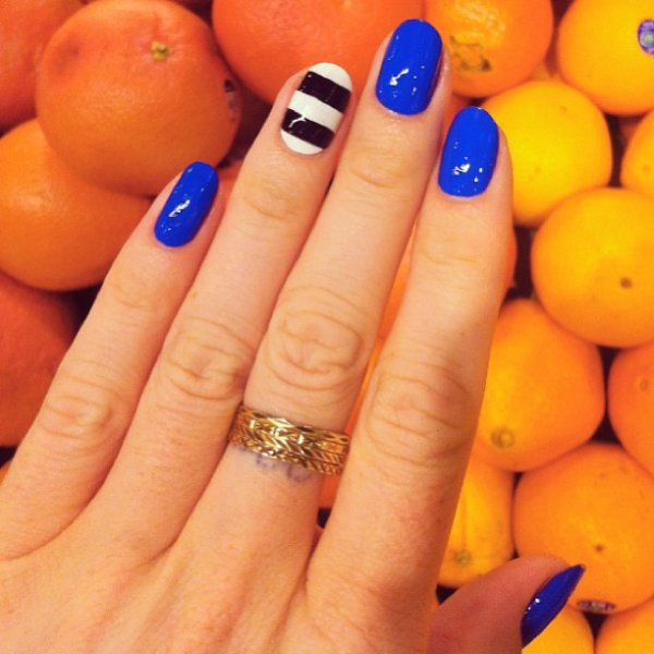 color, nail, orange, yellow, manicure,