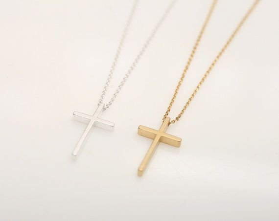 Simple Cross Necklace