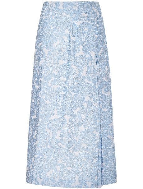 Vivetta Floral Jacquard Midi Skirt