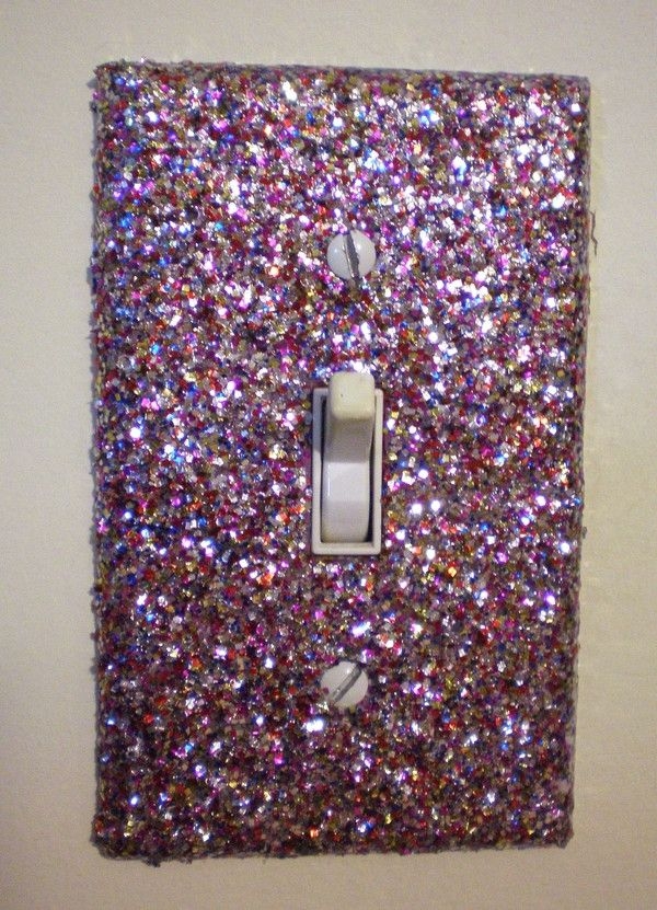 Glitter Light Switch Plate