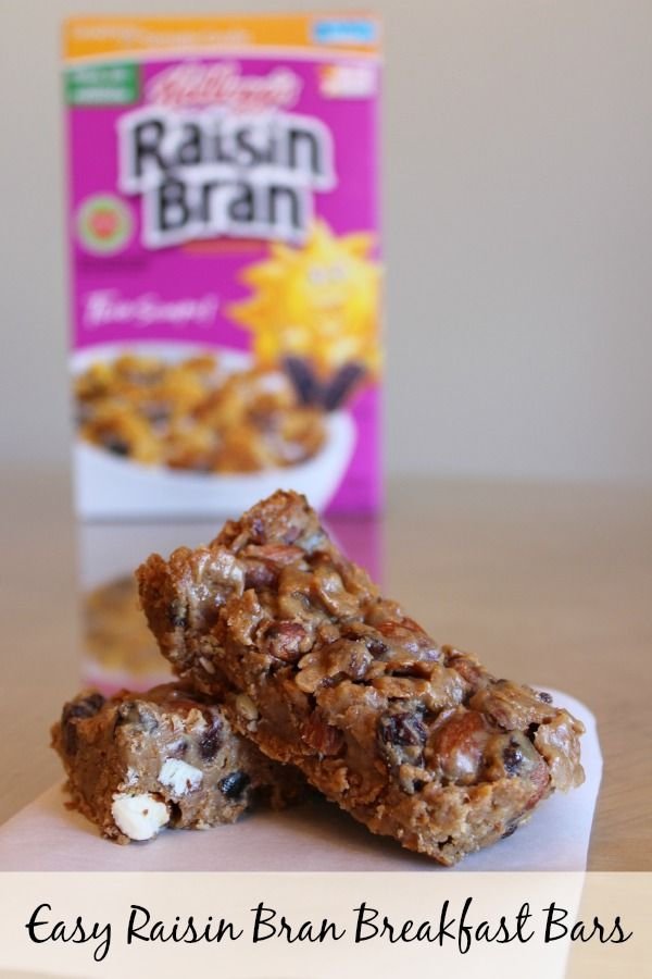 Raisin Bran Breakfast Bars