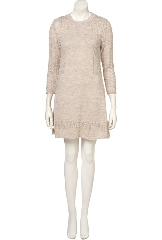 Topshop Knitted Pointelle Dress