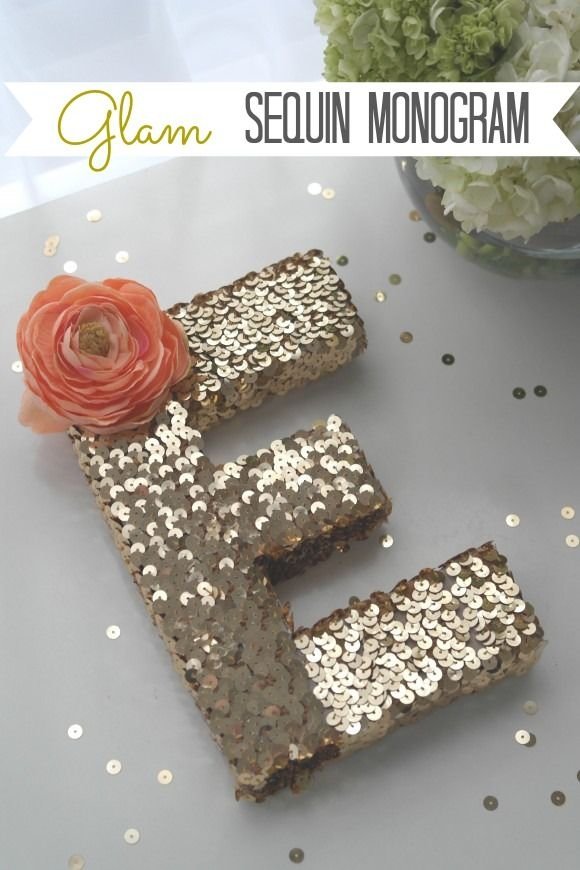 Sequin Monogram