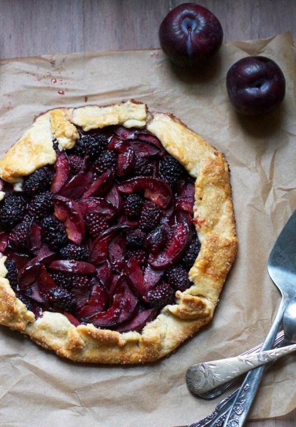 Blackberry Plum Galette