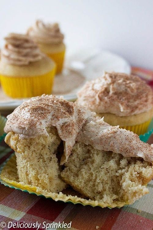 Cinnamon Snickerdoodle Cupcake