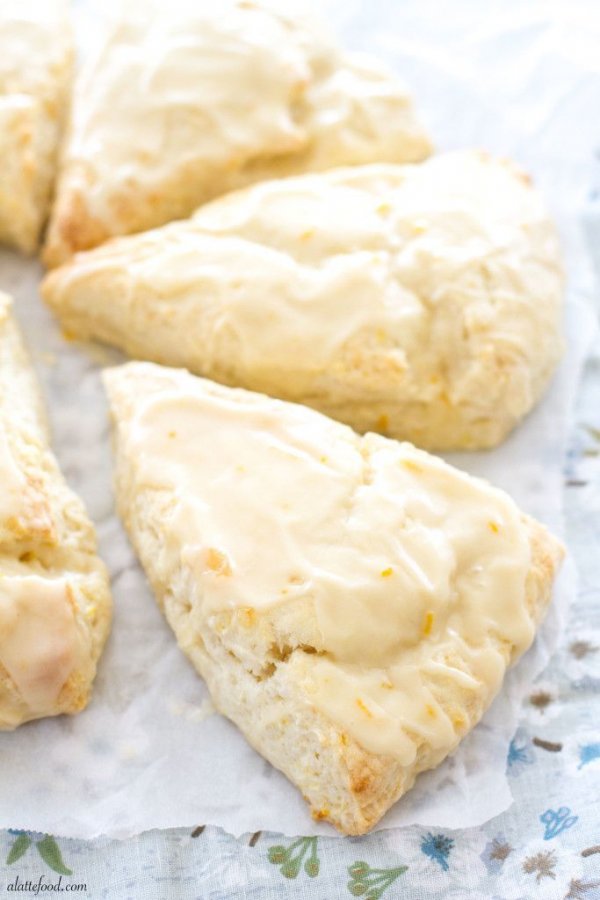 Orange Cream Scones