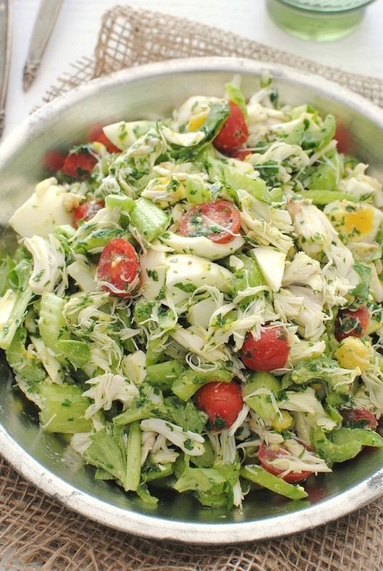 Crabmeat Salad with Celery