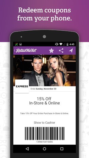 RetailMeNot Coupons, Discounts