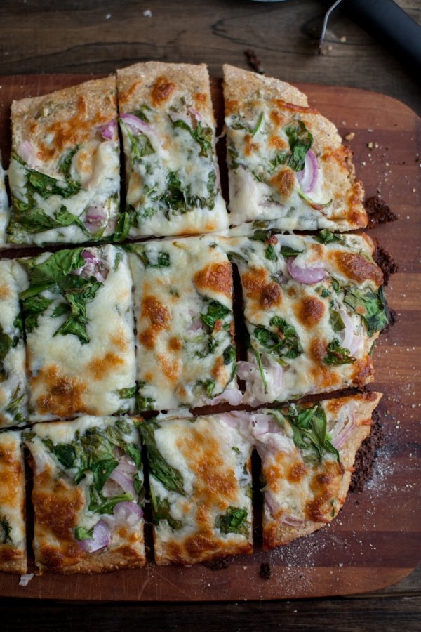 Spinach Ranch Pizza