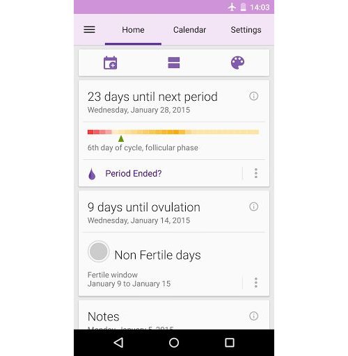Period and Ovulation Tracker