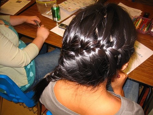 The Sideways French Braid