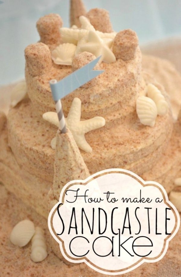 Sandcastle Cake