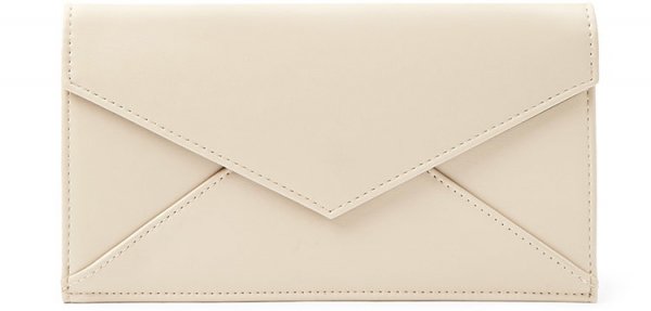 Faux Leather Envelope Wallet