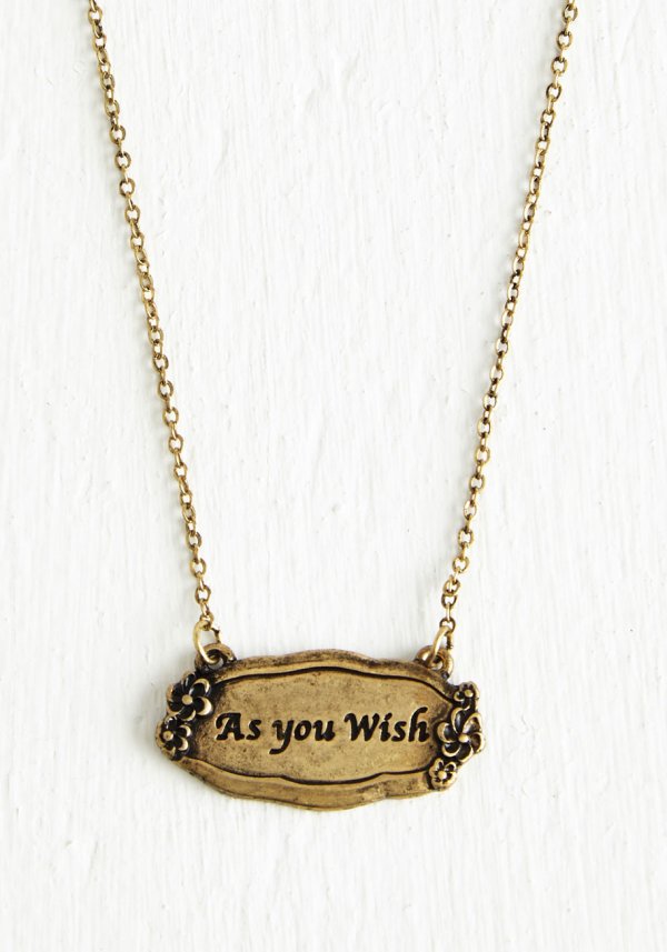 As You Wish Necklace