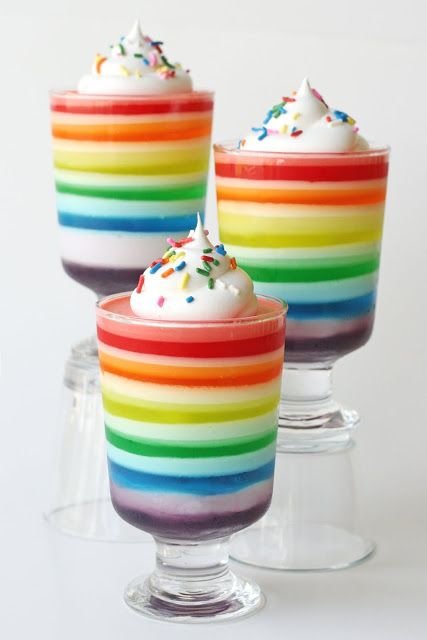 Rainbow Jello