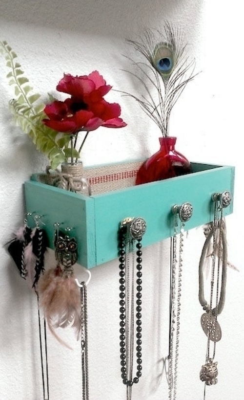 Old Drawer + Knobs? Great Shelf!