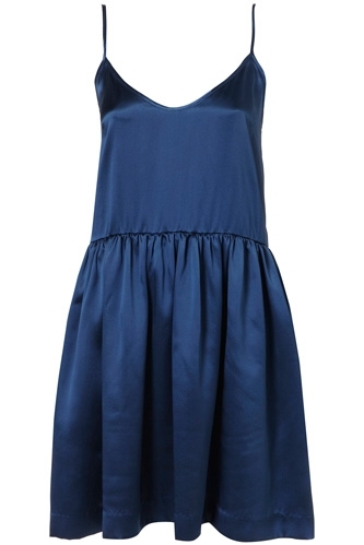 Topshop Satin Skater Slip Dress