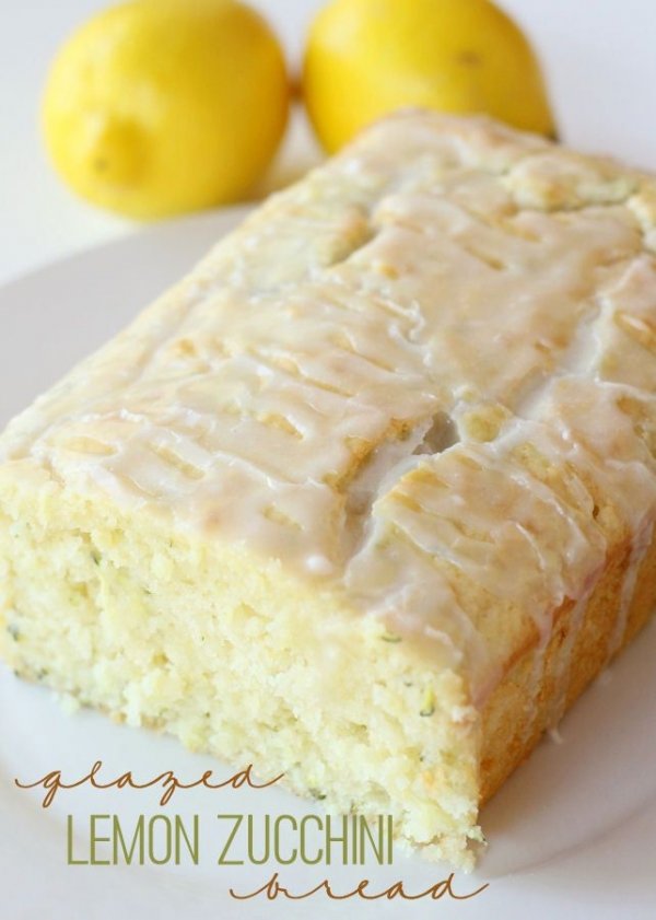 Glazed Lemon Zucchini Bread