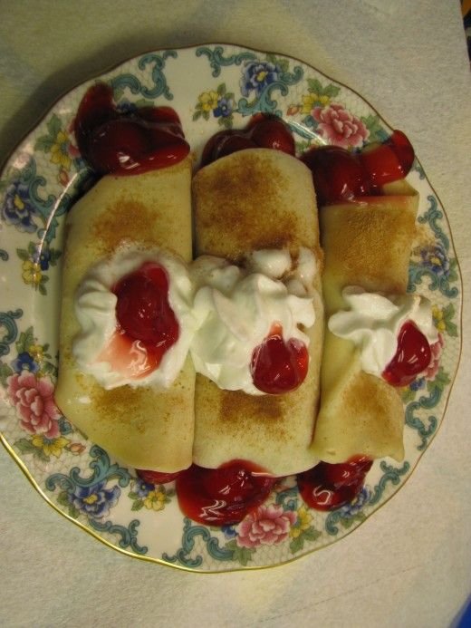 Cherry Crepes