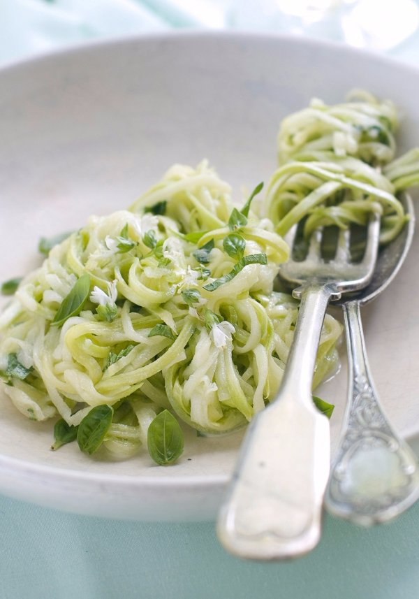 Low Calorie Zucchini Spaghetti