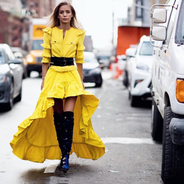 yellow, clothing, fashion, footwear, spring,