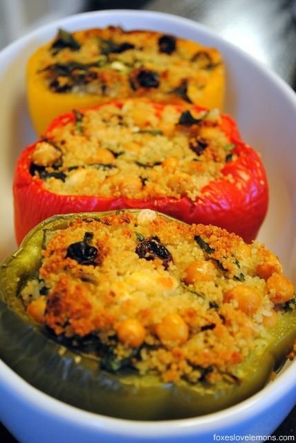 Couscous Stuffed Peppers