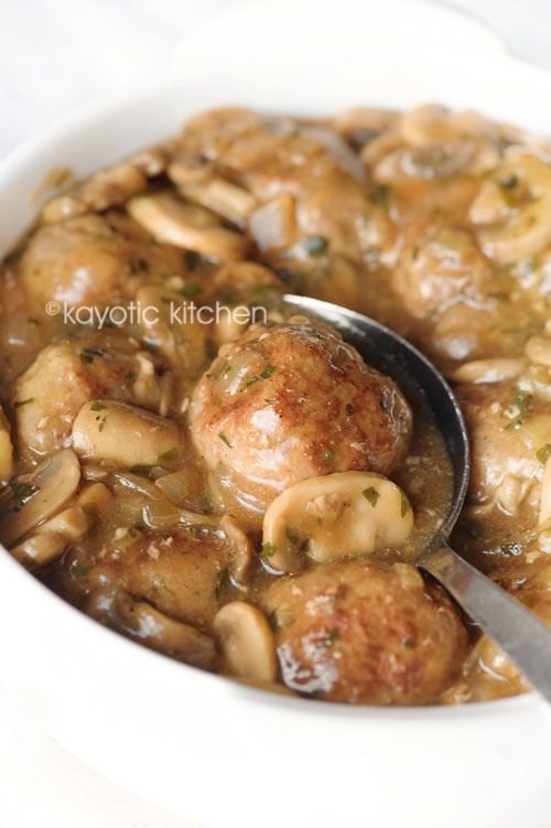 Meatballs in Mushroom Sauce