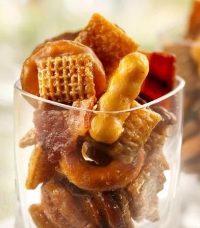 Bourbon Bacon Chex Mix