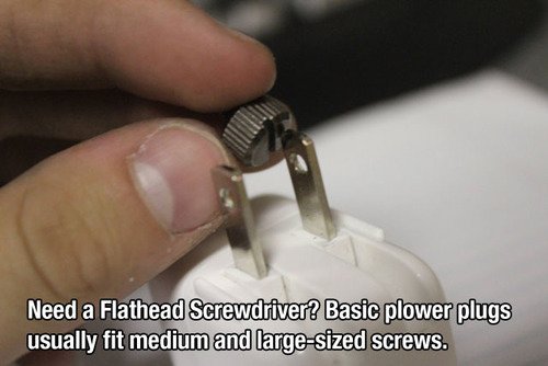 No Flathead Screwdriver? No Problem