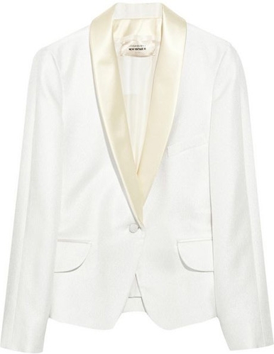 YSL Silk-Satin and Twill Tuxedo Jacket